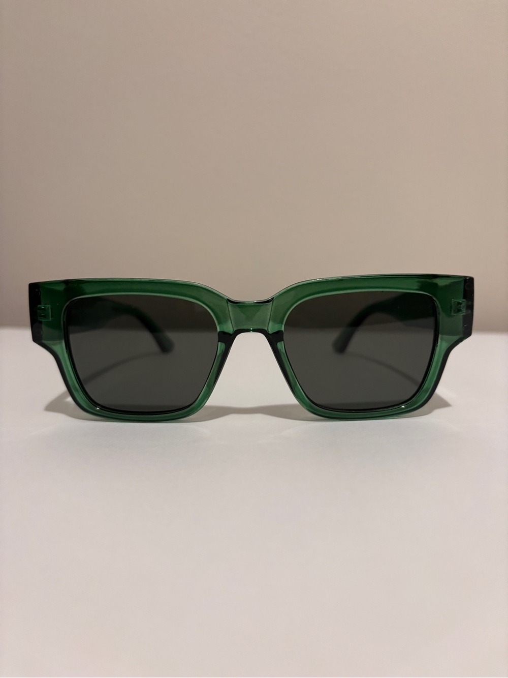 A.J. Morgan Emerald Green Square Sunglasses